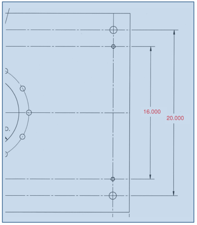 fabrication tolerance schematic